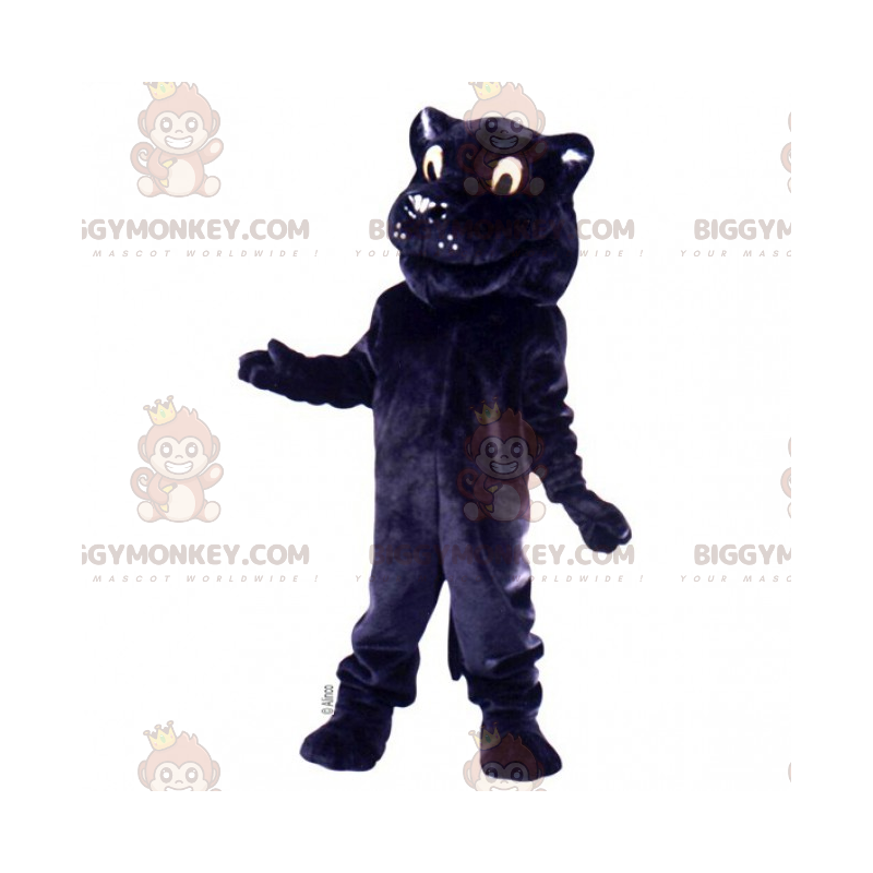 Costume de mascotte BIGGYMONKEY™ de panthère au pelage doux -