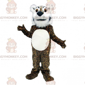 Costume da mascotte BIGGYMONKEY™ Pantera dalle orecchie morbide