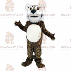 Costume de mascotte BIGGYMONKEY™ de panthère aux oreilles