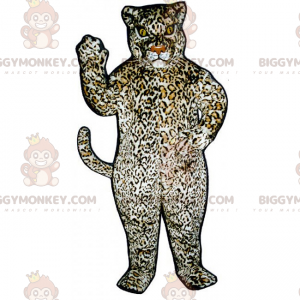 Traje de mascote Panther BIGGYMONKEY™ com grandes manchas –