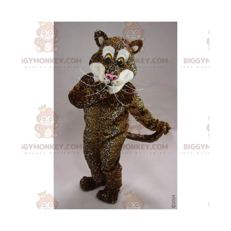 BIGGYMONKEY™ Costume da mascotte pantera con Formato L (175-180 CM)