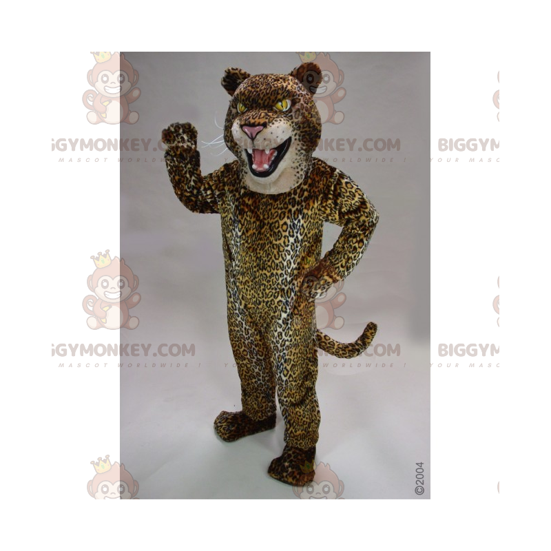 Panther BIGGYMONKEY™ Mascot Costume with Tiny Spots -