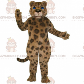 Panther with Blue Eyes BIGGYMONKEY™ Mascot Costume -