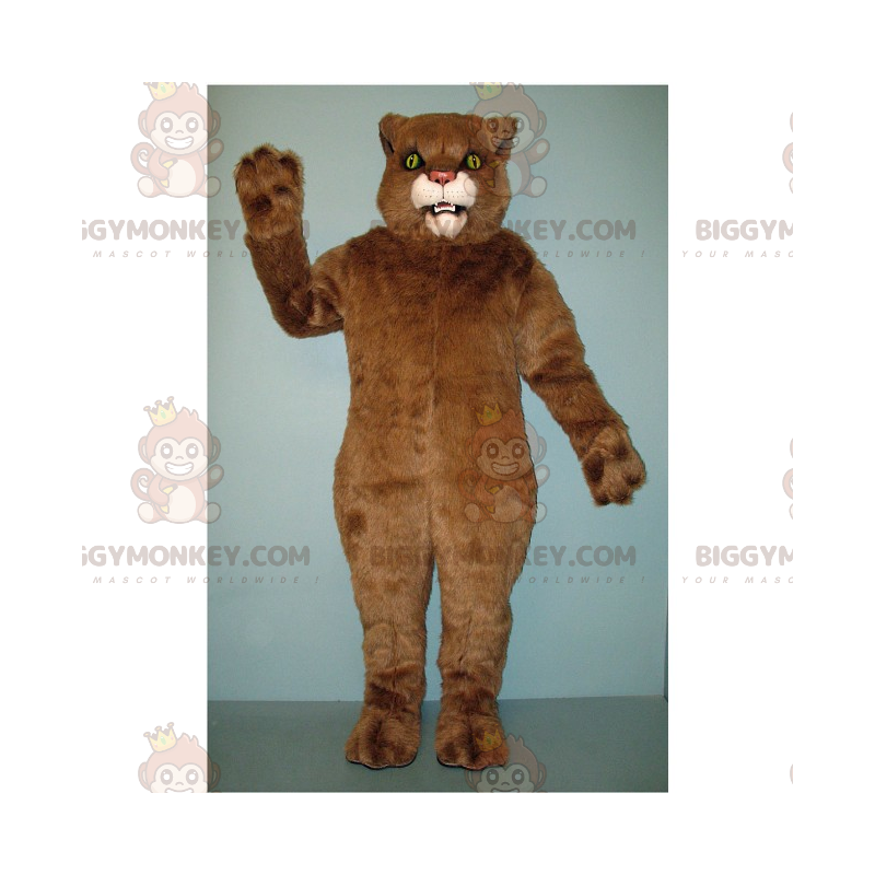 Στολή μασκότ BIGGYMONKEY™ Brown Panther - Biggymonkey.com
