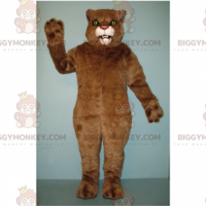 Costume della mascotte della pantera marrone BIGGYMONKEY™ -