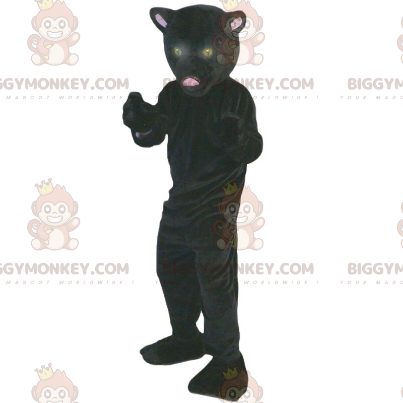 Costume de mascotte BIGGYMONKEY™ de panthère noire -