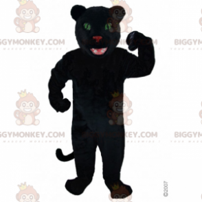 Kostium maskotka Czarna Pantera Zielony Oczy BIGGYMONKEY™ -