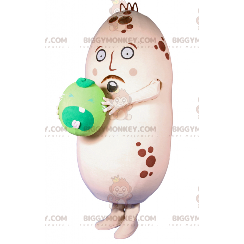 BIGGYMONKEY™ Potato Mascot Costume with Crying Pea –
