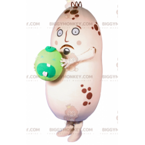 Kostým bramborového maskota BIGGYMONKEY™ s plačícím hráškem –