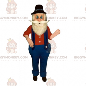 BIGGYMONKEY™ Farmer in overall mascottekostuum - Biggymonkey.com