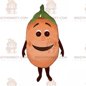Kostium maskotka uśmiechnięta brzoskwinia BIGGYMONKEY™ -