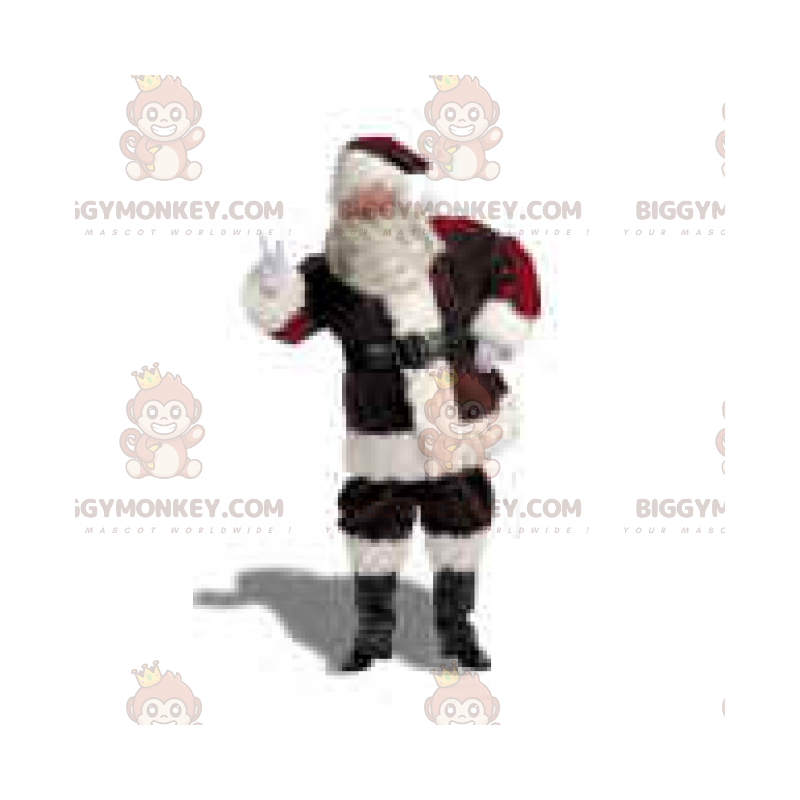 Costume da Babbo Natale BIGGYMONKEY™ per mascotte -