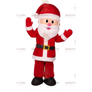 Costume da Babbo Natale sorridente BIGGYMONKEY™ mascotte -