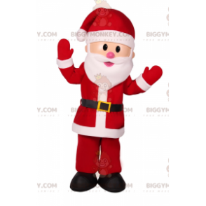 Costume da Babbo Natale sorridente BIGGYMONKEY™ mascotte -