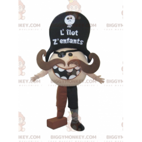 BIGGYMONKEY™ maskotkostume med overskæg - Biggymonkey.com