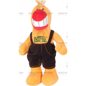 Parrot In Overalls BIGGYMONKEY™ Mascot Costume – Biggymonkey.com