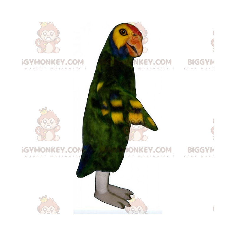Vihreä papukaija BIGGYMONKEY™ maskottiasu - Biggymonkey.com