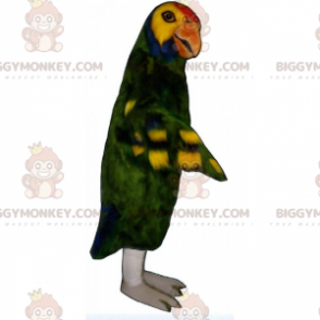 Costume de mascotte BIGGYMONKEY™ de perroquet vert -