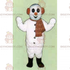 Disfraz de mascota del personaje BIGGYMONKEY™ - Muñeco de nieve
