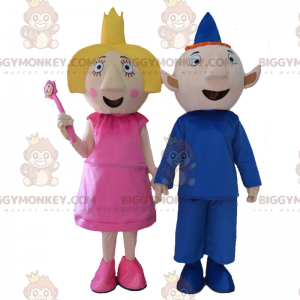 Character BIGGYMONKEY™ Mascot Costume - Fairy with Crown -