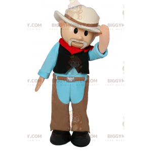Karakter BIGGYMONKEY™ maskotkostume - cowboy - Biggymonkey.com