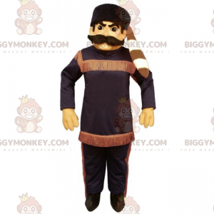 Disfraz de mascota del personaje BIGGYMONKEY™ - Davy Crockett -