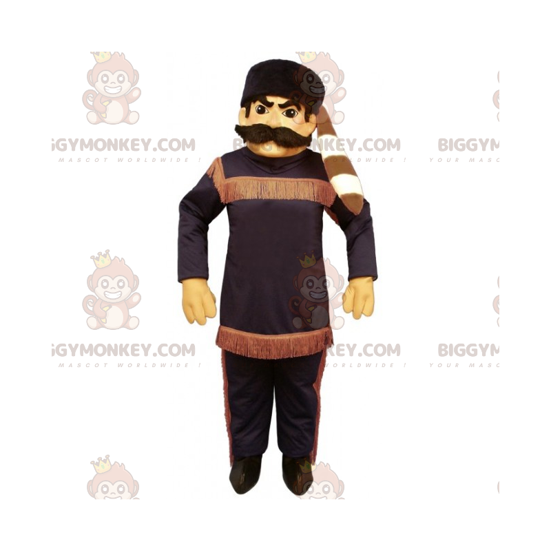 Costume de mascotte BIGGYMONKEY™ de personnage - Davy Crockett