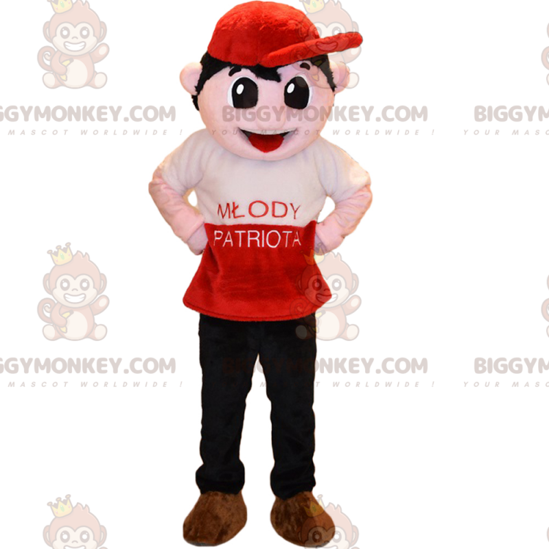 Personaggio BIGGYMONKEY™ Costume da mascotte - Ragazzo con