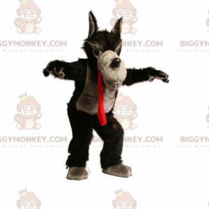 Charakter BIGGYMONKEY™ Maskottchenkostüm – Big Bad Wolf -