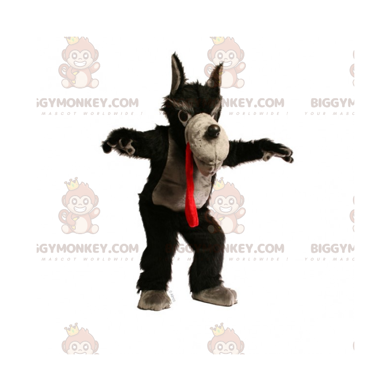 Karakter BIGGYMONKEY™ Mascottekostuum - Grote Boze Wolf -