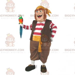 Karakter BIGGYMONKEY™ mascottekostuum - Piratenschip matroos -