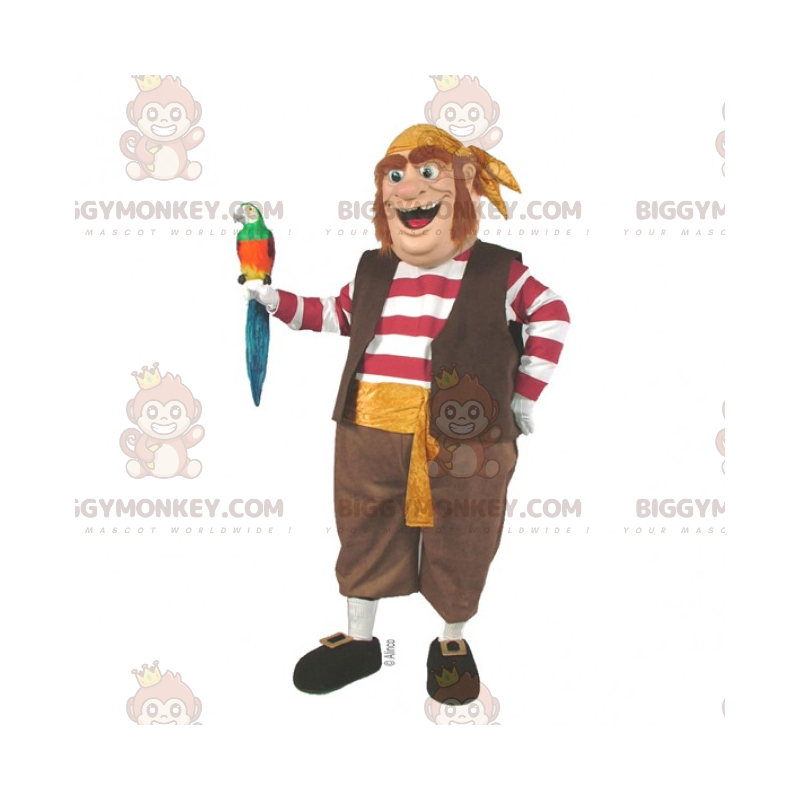Karakter BIGGYMONKEY™ mascottekostuum - Piratenschip matroos -