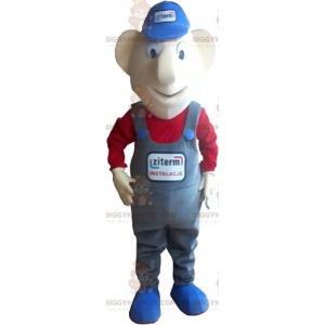Character BIGGYMONKEY™ Mascot Costume - Mechanic –