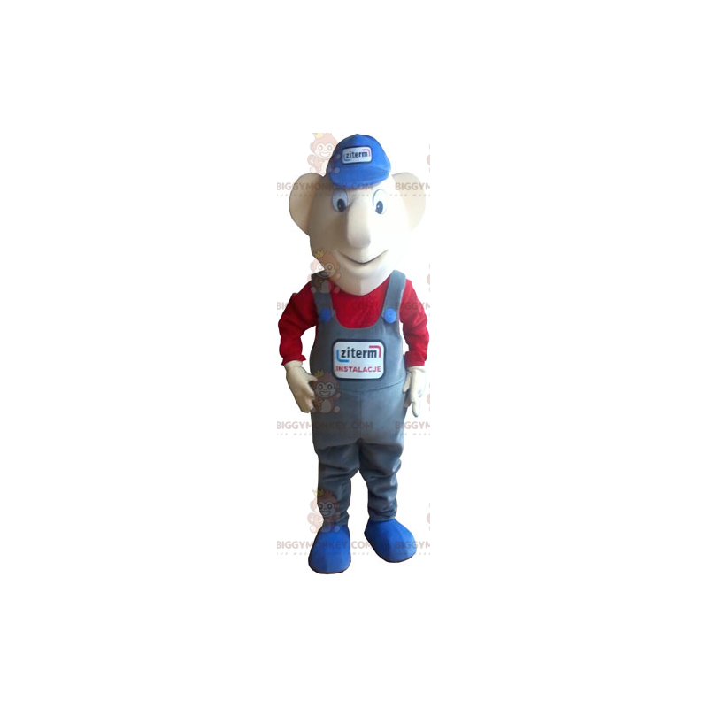 Costume de mascotte BIGGYMONKEY™ de personnage - Mécanicien -