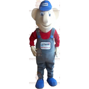 Character BIGGYMONKEY™ Mascot Costume - Mechanic -