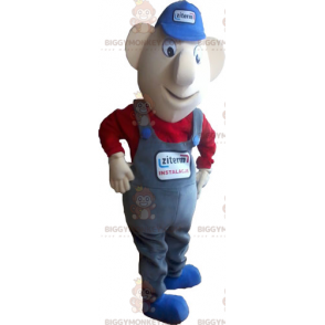 Character BIGGYMONKEY™ Mascot Costume - Mechanic –