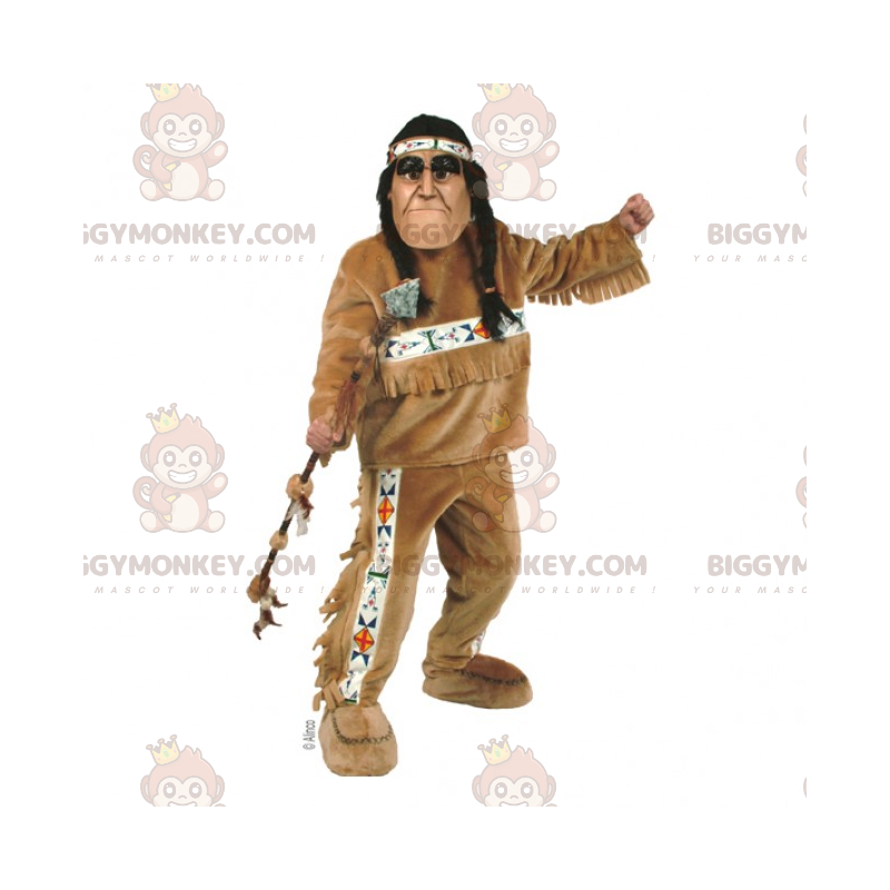 Costume de mascotte BIGGYMONKEY™ de personnage - Membre tribu