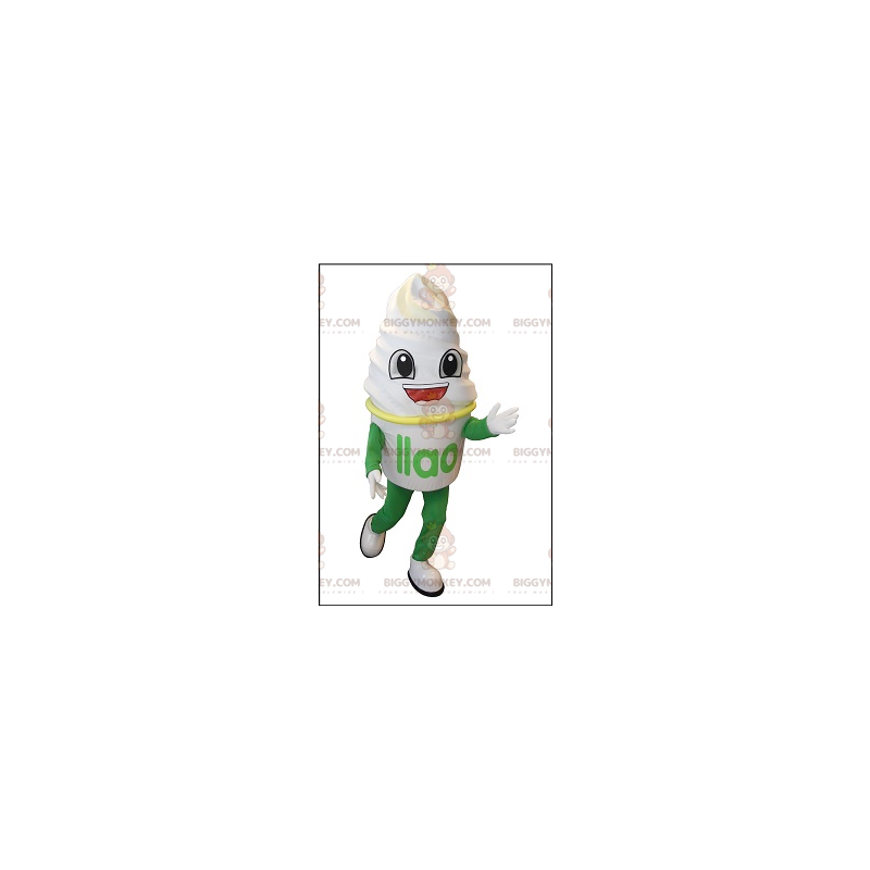 Costume de mascotte BIGGYMONKEY™ de glace de crème glacée
