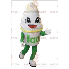 Costume da mascotte gelato gelato gigante BIGGYMONKEY™ -