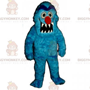 Charakter BIGGYMONKEY™ Maskottchenkostüm - Blaues Monster -
