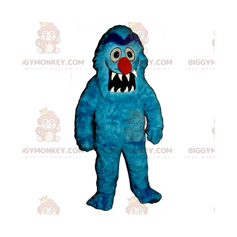 Charakter BIGGYMONKEY™ Maskottchenkostüm - Blaues Monster -