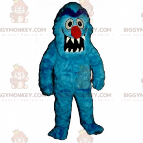 Character BIGGYMONKEY™ Mascot Costume - Blue Monster –