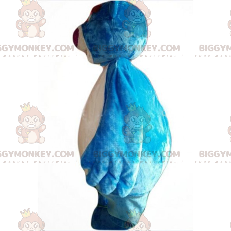 Traje de mascote de personagem BIGGYMONKEY™ - Urso Azul –