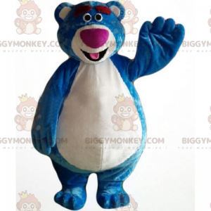 Charakter BIGGYMONKEY™ Maskottchenkostüm - Blauer Bär -