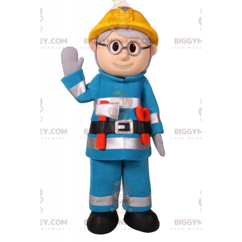 Traje de Mascote Personagem BIGGYMONKEY™ - Trabalhador –