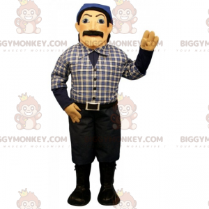 Disfraz de mascota del personaje BIGGYMONKEY™ - Fontanero -