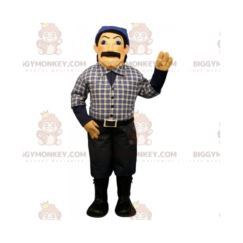 Costume de mascotte BIGGYMONKEY™ de personnage - Plombier -