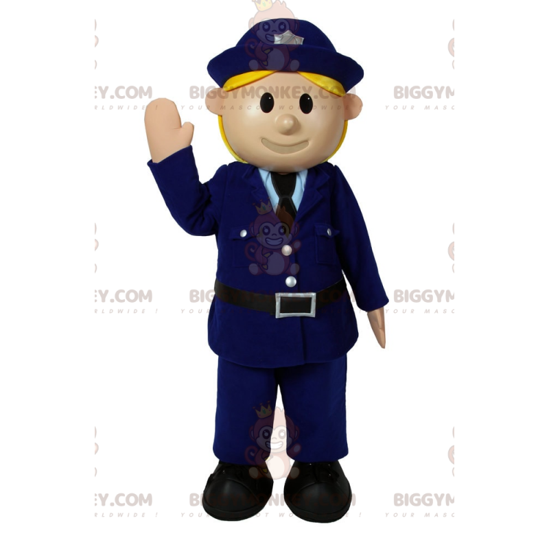 Traje de Mascote Personagem BIGGYMONKEY™ - Policial –