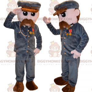 Postać Kostium maskotki BIGGYMONKEY™ — żołnierz z wąsami -
