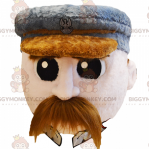 Karaktär BIGGYMONKEY™ Maskotdräkt - Soldat med mustasch -
